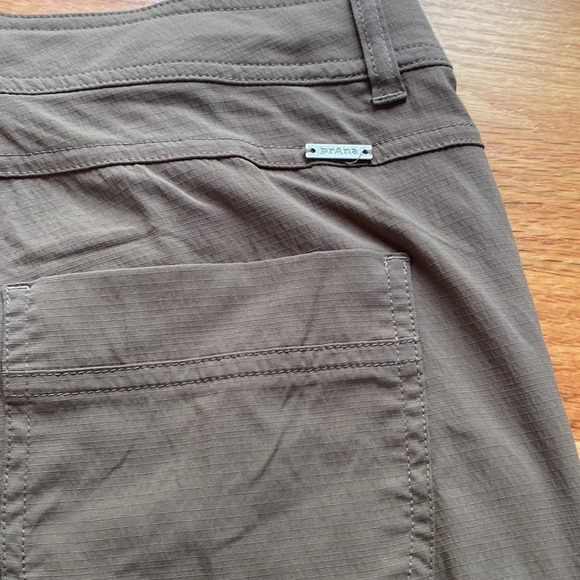 Prana Cargo Capris Olive Size 4 Y2K 90s - Picture 5 of 7